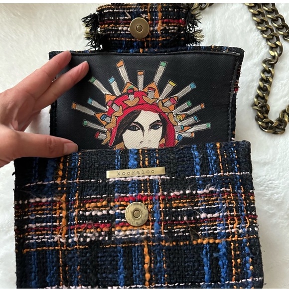Kooreloo Petite Tweed shoulder bag - Picture 2 of 7